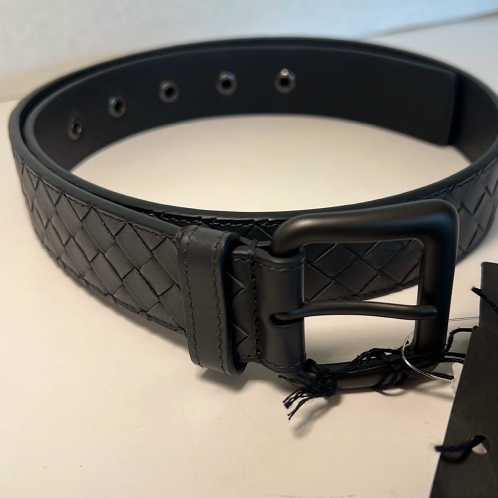 Bottega Veneta Gray Leather Belt Bag